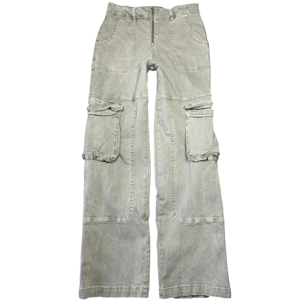 PTCL Ethical Clothing Pants Womens 29 Utility Cargo Wide Leg Baggy Grunge Punk